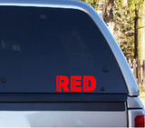 RED Decal - Remember Everyone Deployed Car Decal Support our Troops - anthem-graphix