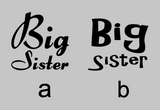 TODDLER - Children Big Sister - Announcement or day of birth shrit - anthem-graphix