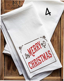 Farmhouse Flour Sack Individual Christmas Tea Towel (8) Designs Towel, Dish Towel, Kitchen Towel, Hand Towel, Drying Towel