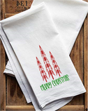Christmas Flour Sack Towel, Individual Dish Towel, Funny Kitchen Towel, Hand Towel, Drying Towel