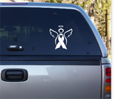 Memory Angel Car Sticker Decal - In Memory of Mom Dad Grandparent Brother Sister or Child