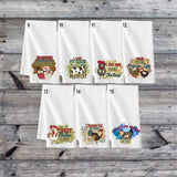 Chicken Mama, Cows, Lovin' the Farm Life, Crazy Chicken Lady, In the Coop, On the Farm Kitchen Waffle Towel
