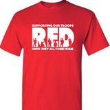 RED Remember Everyone Deployed Short Sleeve Shirt Support our Troops Wear RED Friday Shirt R.E.D. - anthem-graphix