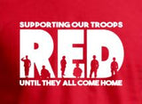 TODDLER  - RED shirt for Friday No Guns - Remember Everyone deployed - anthem-graphix