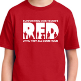 TODDLER  - RED shirt for Friday No Guns - Remember Everyone deployed - anthem-graphix