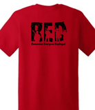 Rustic - Support Our Troops - Wear RED on Friday  - Remember Everyone Deployed - Deployment - anthem-graphix