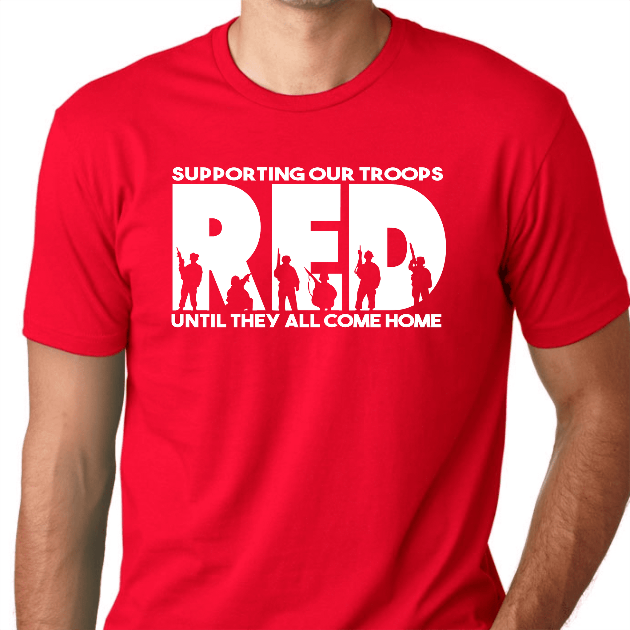  R.E.D Remember Everyone Deployed Red Friday 4 Men's