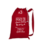 HUGE SANTA SACK (4) Designs to choose from Delivery Sack Christmas Bag Personalized Large Christmas Gift Bag
