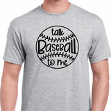 gray baseball shirt