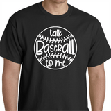 black baseball shirt