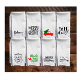 Christmas Individual Designs Flour Sack Towel Dish Towel Funny sayings